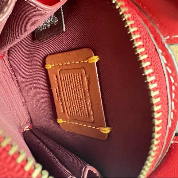 Coach Mickey Mouse Disney leather coin pouch wallet limited edition - Picture 4 of 5